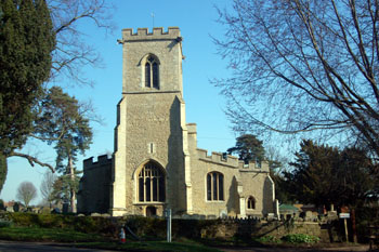 The church from the west March 2011